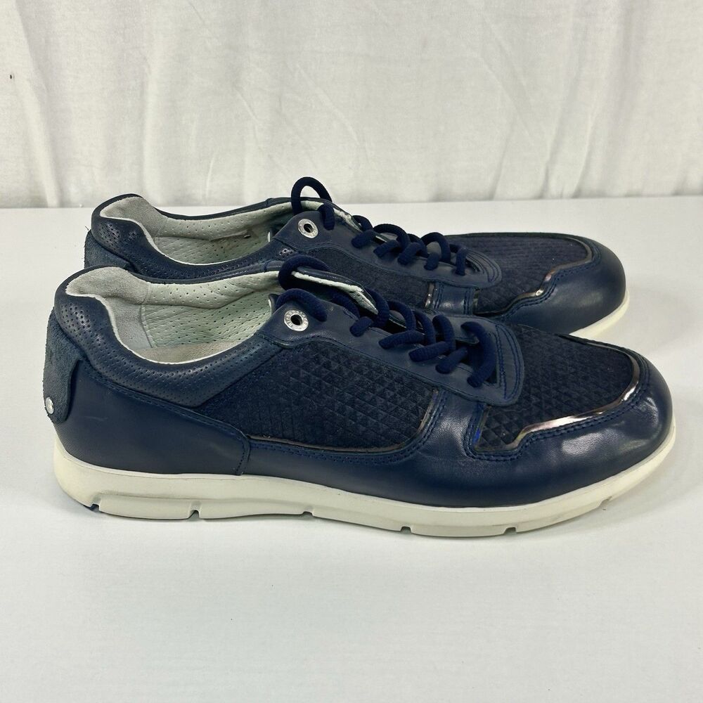 Birkenstock CINCINNATI Blue SUEDE LEATHER Laceup Shoes Sneakers Women EU40 US9.5